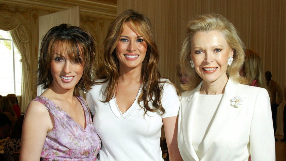 Inés Knauss, Melania Trump y su madre 