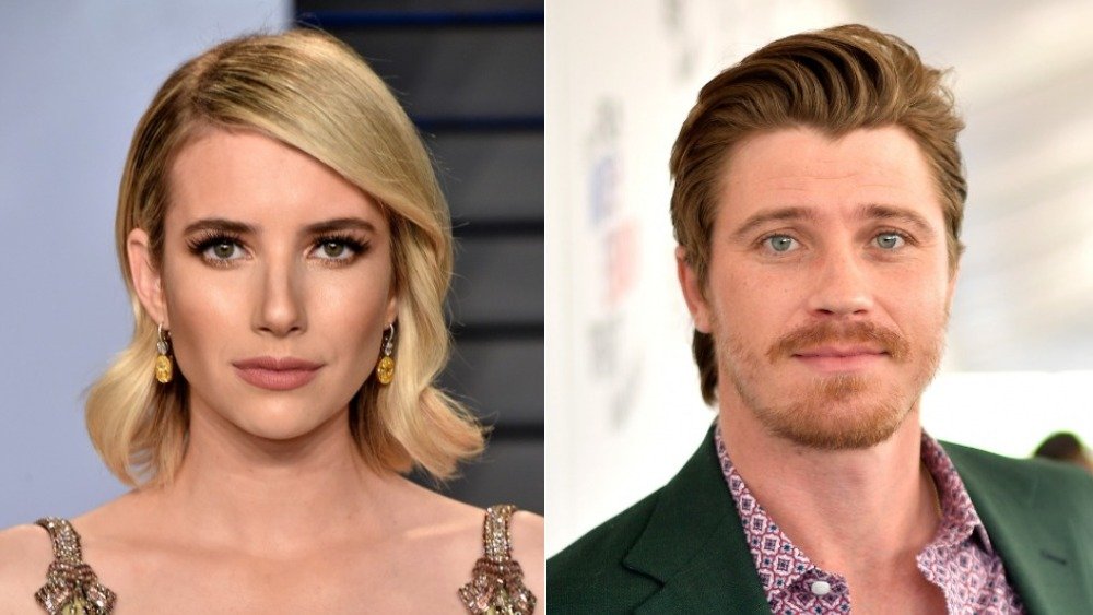 Imagen dividida de Emma Roberts y Garrett Hedlund