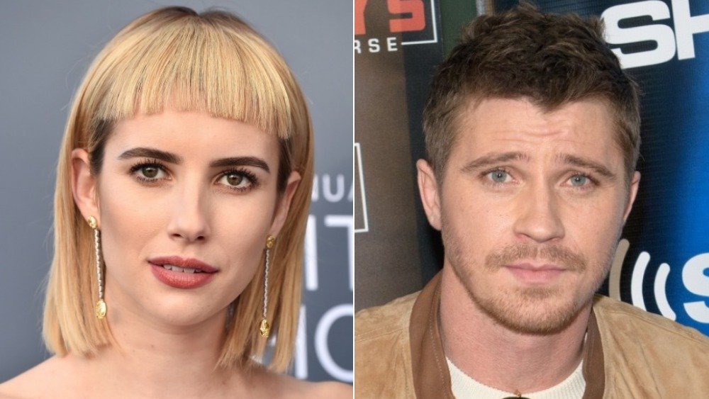 Imagen dividida de Emma Roberts y Garrett Hedlund