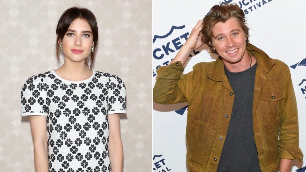 Imagen dividida de Emma Roberts y Garrett Hedlund