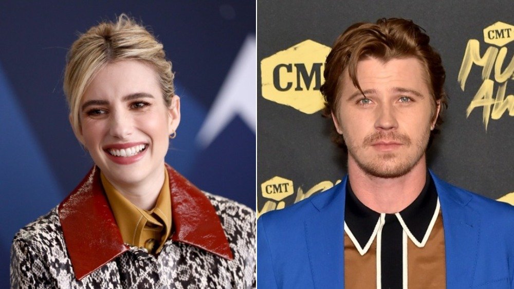 Imagen dividida de Emma Roberts y Garrett Hedlund