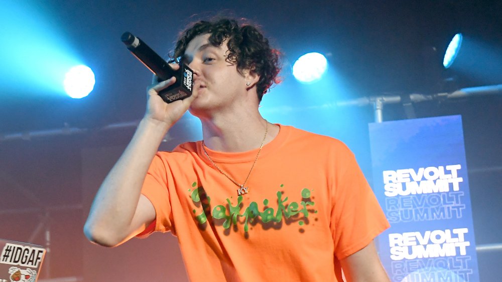 Jack Harlow actuando en The Forecastle Festival en Louisville, Kentucky