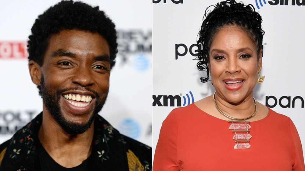 Chadwick Boseman y Phylicia Rashad