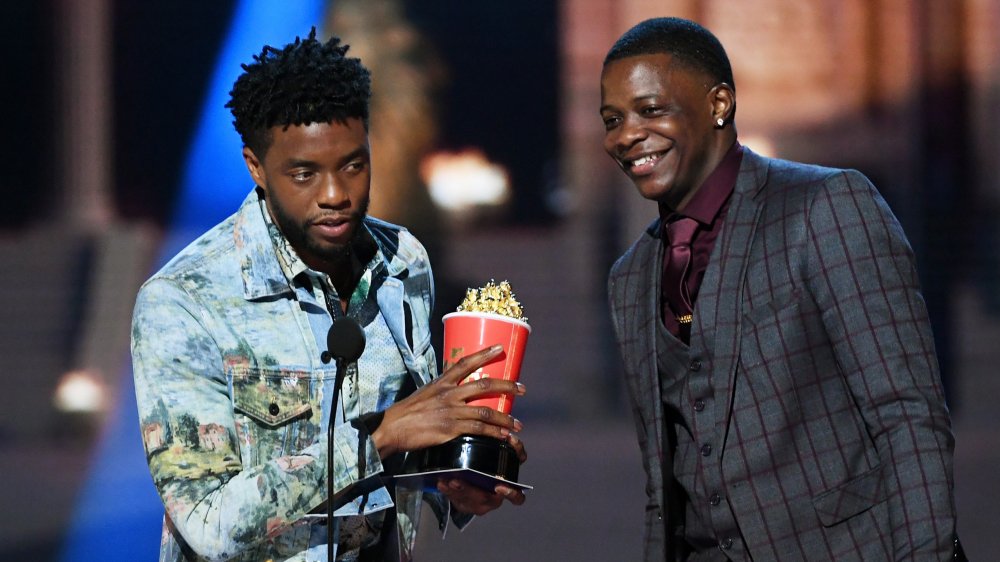 Chadwick Boseman y James Shaw Jr.