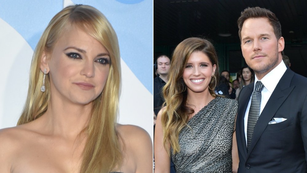 Actriz Anna Faris; El actor Chris Pratt y su esposa Katherine Schwarzenegger