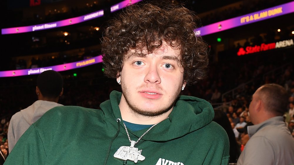 Jack Harlow en un partido de los Atlanta Hawks 