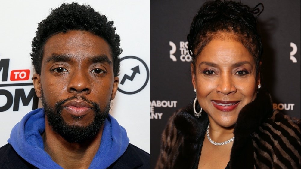 Chadwick Boseman y Phylicia Rashad