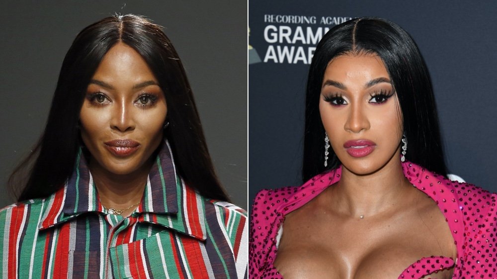 La modelo Naomi Campbell y la rapera Cardi B