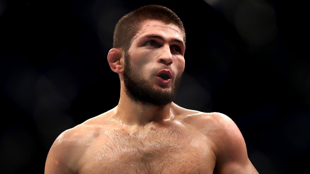 Khabib Nurmagomedov en un partido