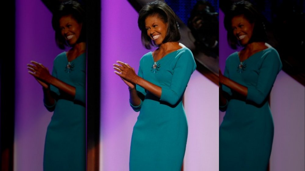 Michelle Obama en la Convención Nacional Demócrata en 2008