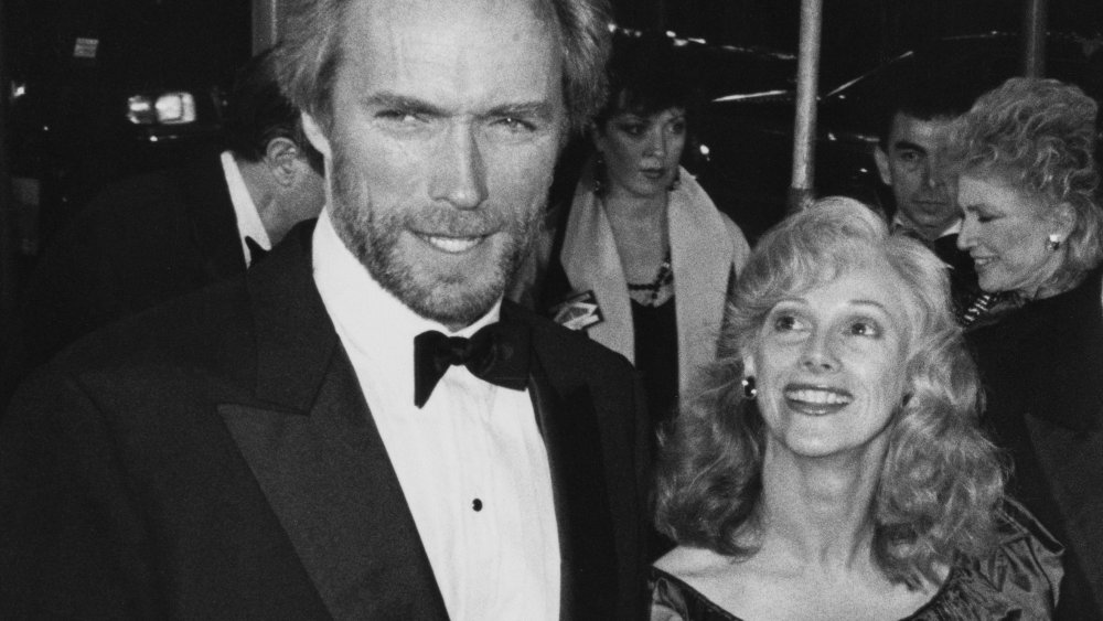 Sondra Locke y Clint Eastwood en el estreno de City Heat en 1984