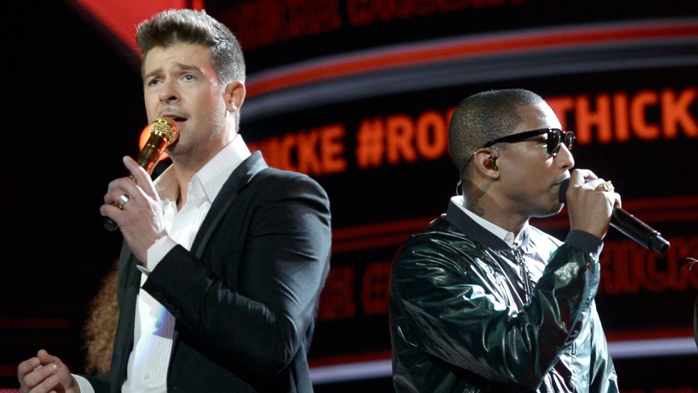 Robin Thicke con Pharrell Williams