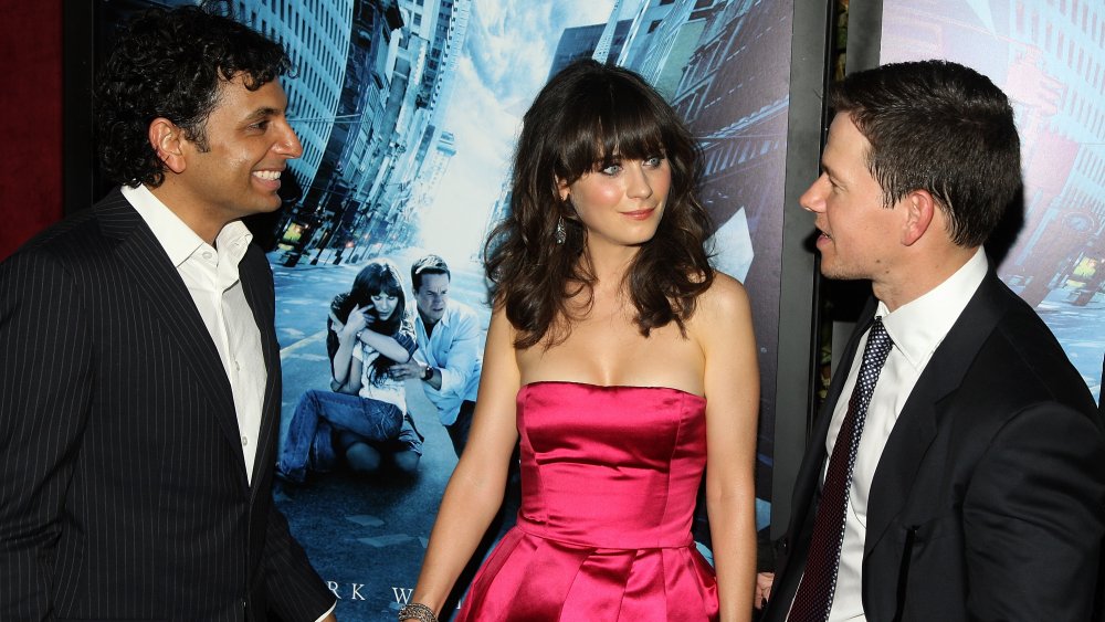 M. Night Shyamalan, Zooey Deschanel, Mark Wahlberg todos hablando