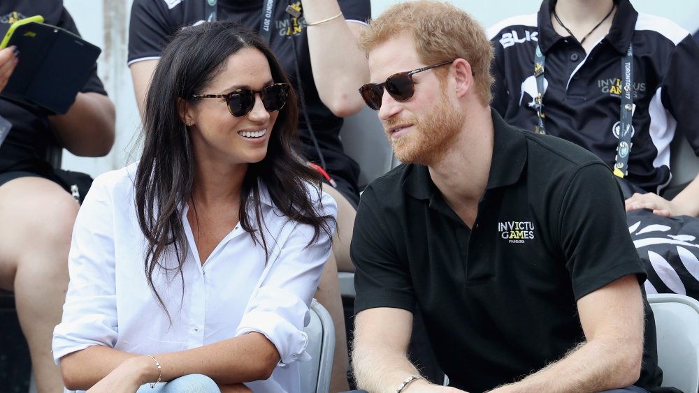 Meghan Markle y el príncipe Harry en los Juegos de Invictus en 2017