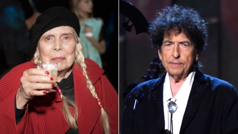 Joni Mitchell y Bob Dylan