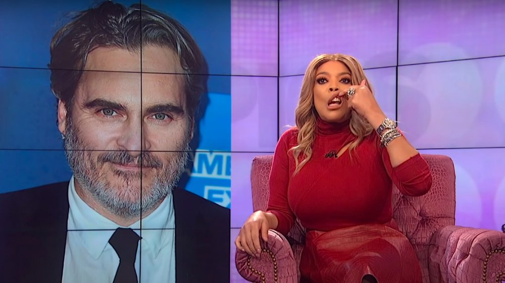 Wendy Williams en su programa burlándose de Joaquin Phoenix