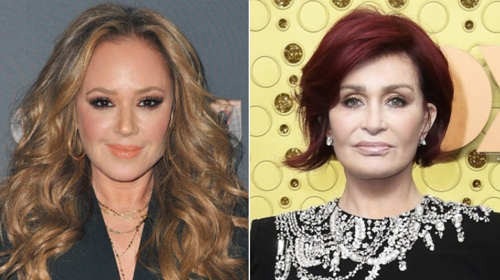 Leah Remini en Dancing with the Stars en 2019; Sharon Osbourne en la 71a edición de los Premios Emmy