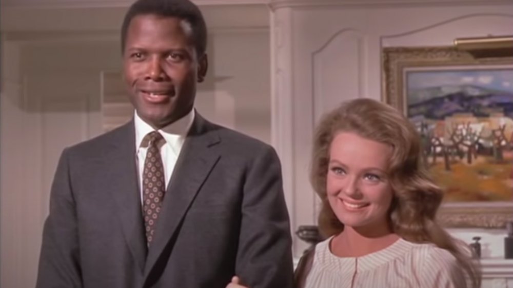 Sidney Poitier y Katharine Houghton en Guess Who's Coming to Dinner