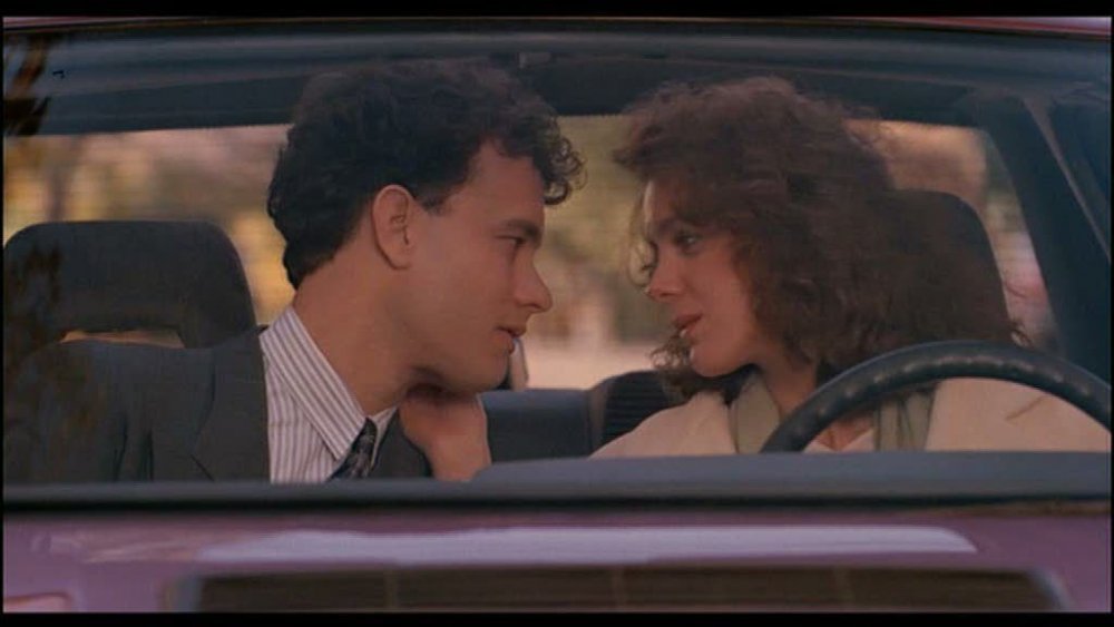 Tom Hanks y Elizabeth Perkins en Big