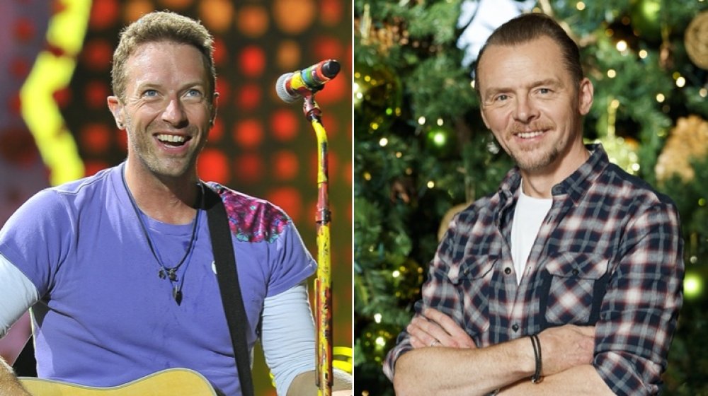 Chris Martin; Simon Pegg