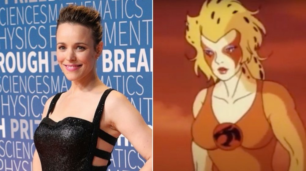 Imagen dividida de Rachel McAdams y Cheetara de ThunderCats