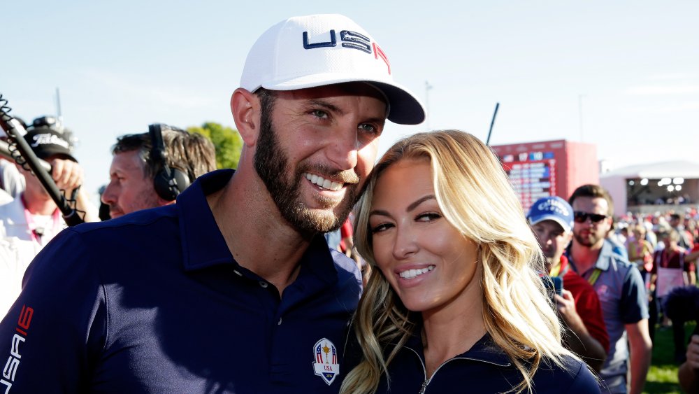 Dustin Johnson y Paulina Gretzky