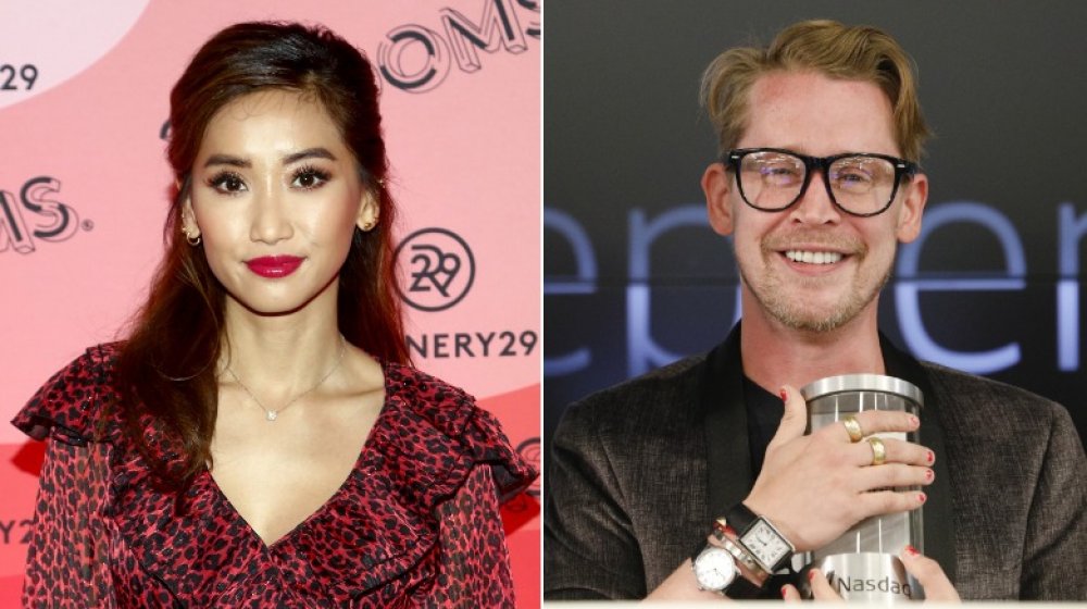 Imagen dividida de Brenda Song y Macaulay Culkin