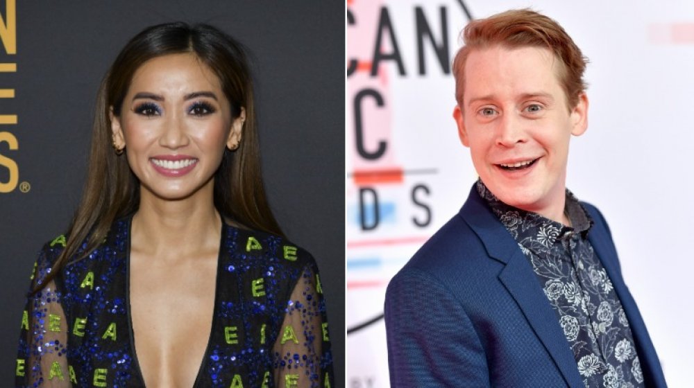 Imagen dividida de Brenda Song y Macaulay Culkin