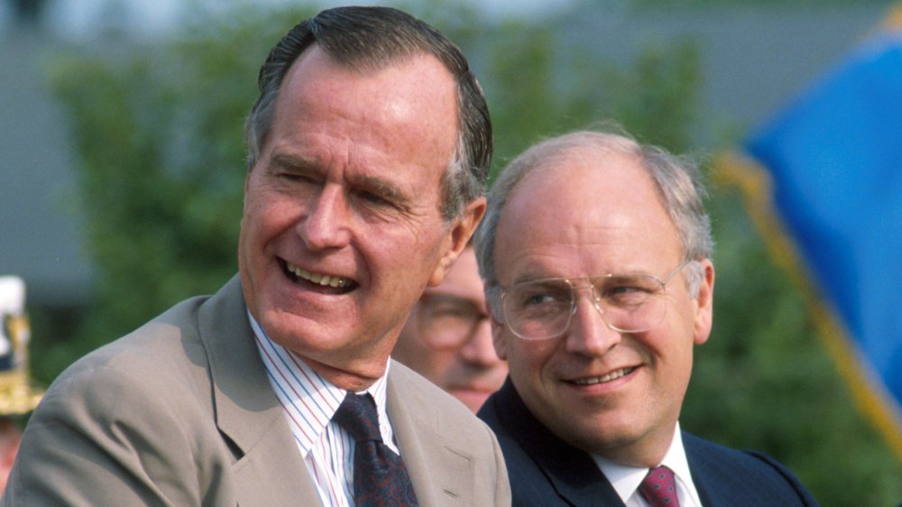 George H.W. Bush y Dick Cheney en un evento en 1989 