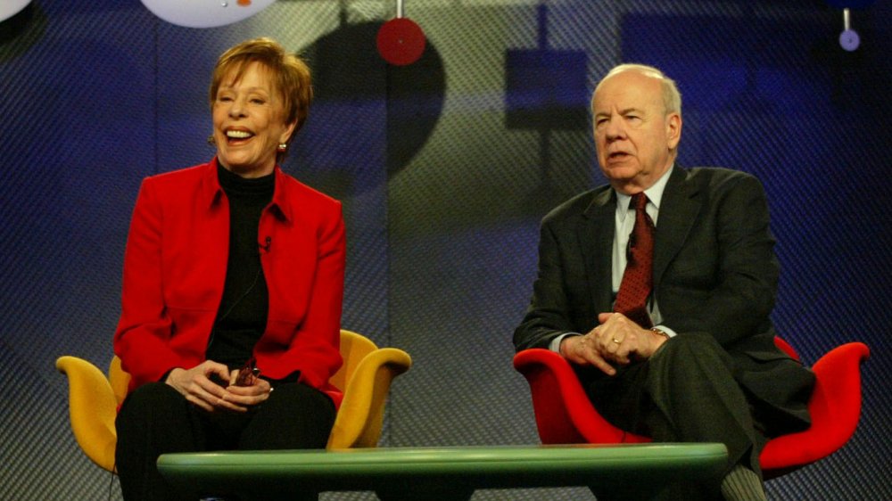 Carol Burnett y Tim Conway en 2004 Television Critics Association Press Tour