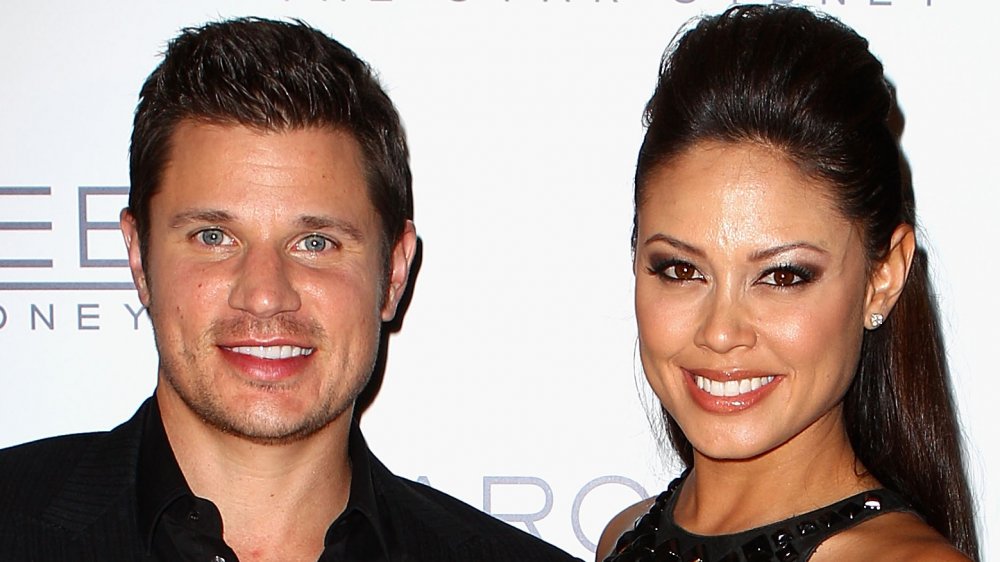 Nick Lachey y Vanessa Lachey en la apertura de Marquee at The Star en 2012