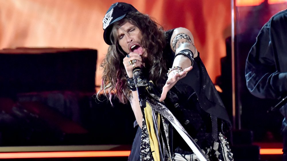 Steven Tyler en la 62a edición de los premios Grammy