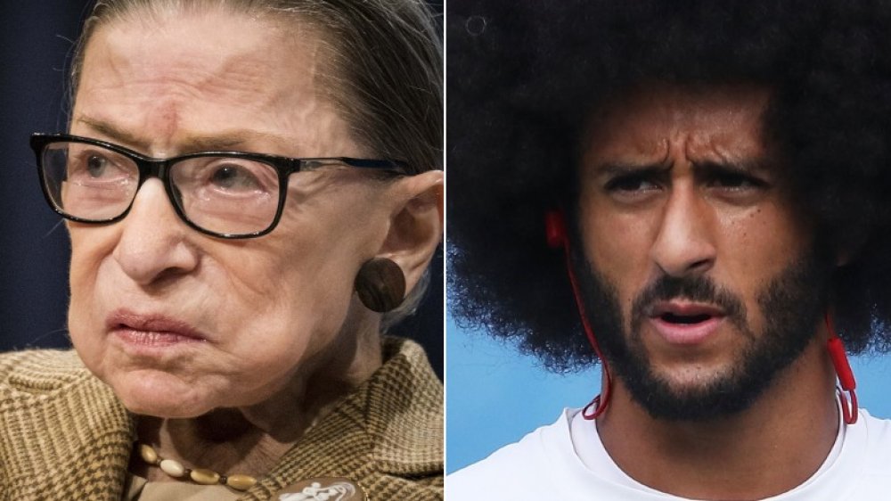 Ruth Bader Ginsburg y Colin Kaepernick se separaron