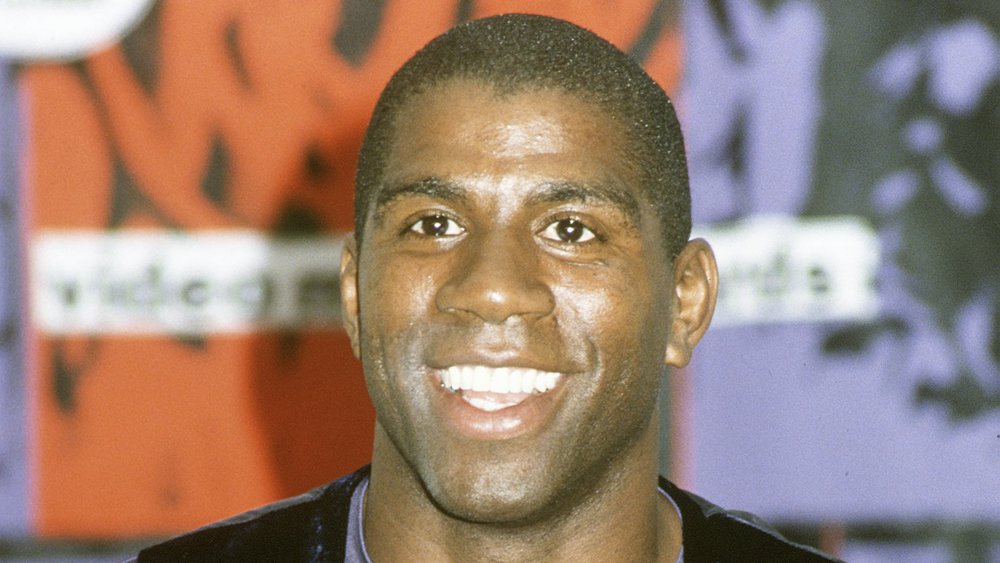 Young Magic Johnson sonriendo