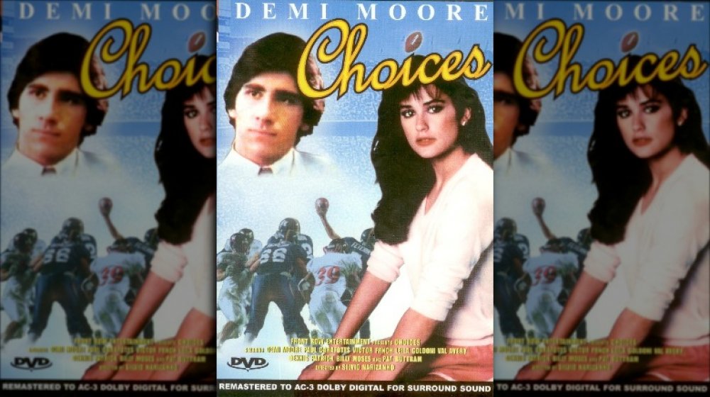 Paul Carafotes y Demi Moore en la portada del DVD Choices