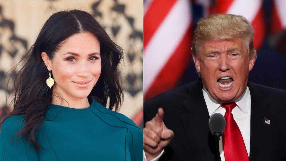 Meghan Markle y Donald Trump