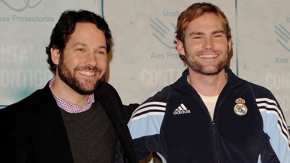 Paul Rudd y Seann William Scott en un photocall para Modelos de Rol 