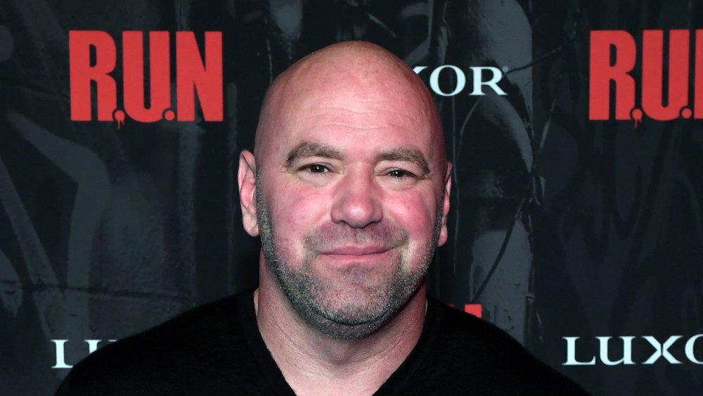 Dana White en la noche de apertura de R.U.N - The First Live Action Thriller en 2019