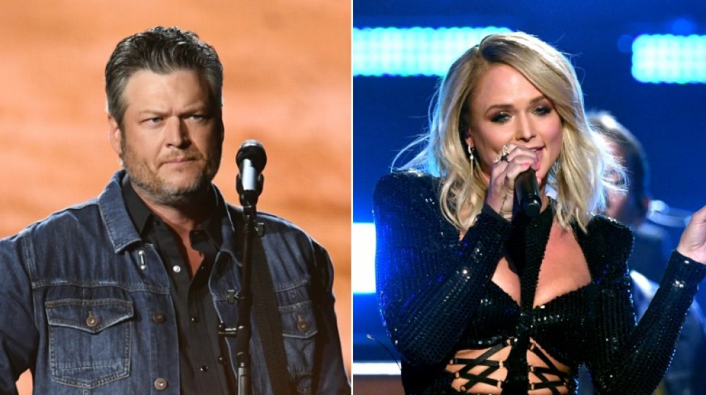 Blake Shelton en la 54a Academia de Los Premios de música country; Miranda Lambert en la 54a Academia de Los Premios de música country