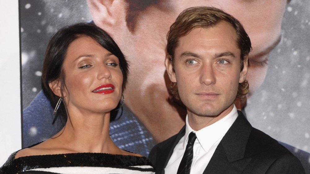 Cameron Diaz y Jude Law en el estreno de The Holiday en 2006