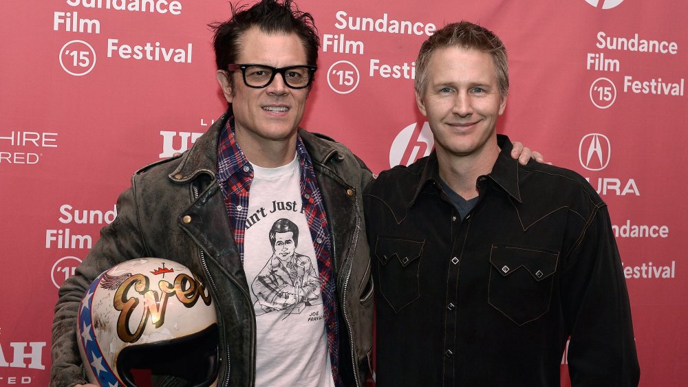 Johnny Knoxville y Daniel Junge en el Festival de Cine de Sundance