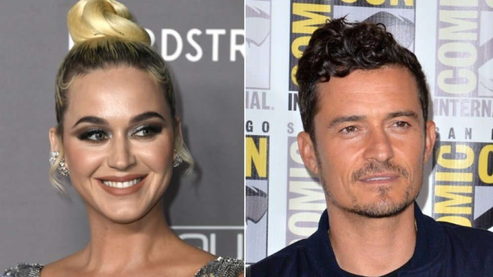 Katy Perry en la Gala Baby2Baby 2019;  Orlando Bloom en Comic-Con en 2019