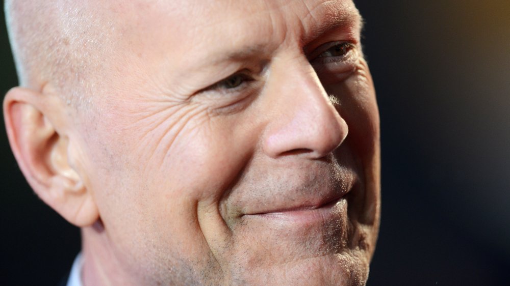 Bruce Willis en el estreno británico de A Good Day to Die Hard en 2013