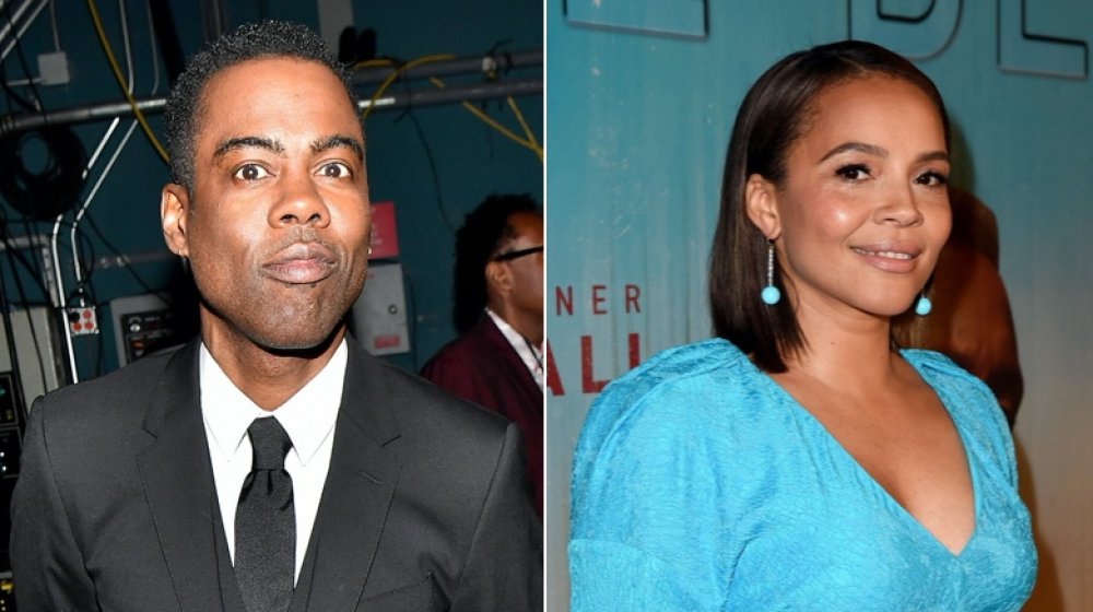 Chris Rock y Carmen Ejogo