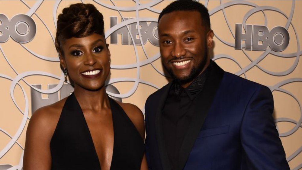 Issa Rae y Louis Diame