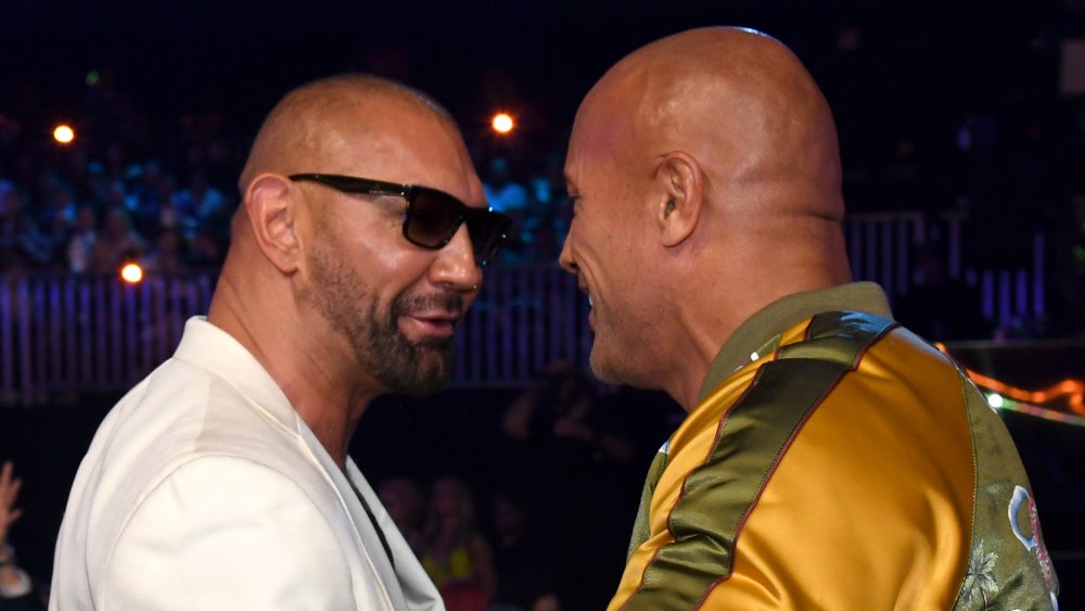 Dwayne Johnson y Dave Bautista