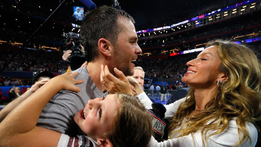 Tom Brady y familia