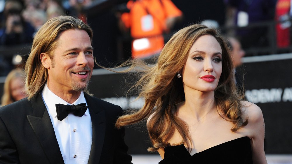 El actor Brad Pitt;  Actriz Angelina Jolie