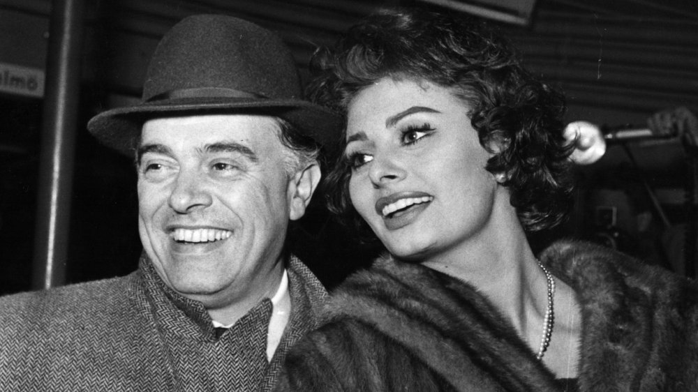 Carlo Ponti y Sophia Loren