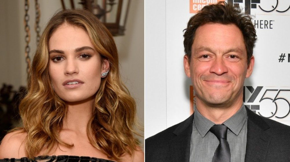 Lily James y Dominic West